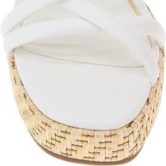 New Kenneth Cole Women's Daphne Heeled Sandal White Strappy Size 8 M Shoes - Picture 3 of 9